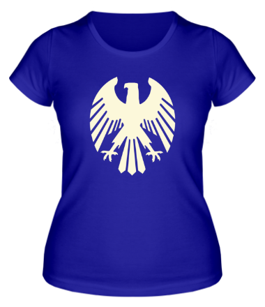 Женская футболка Немецкий средневековый рисунок орла (свет)
