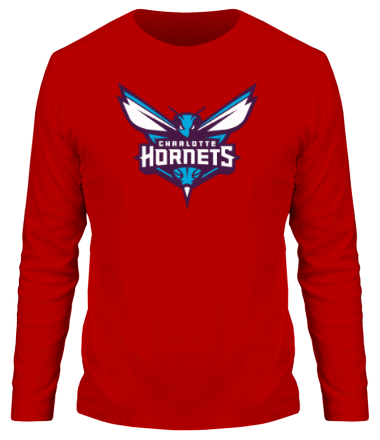 Мужская футболка длинный рукав NBA Charlotte Hornets