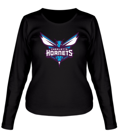 Женская футболка длинный рукав NBA Charlotte Hornets