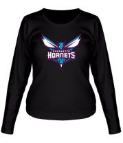 Женская футболка длинный рукав NBA Charlotte Hornets фото