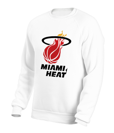 Толстовка без капюшона NBA Miami Heat