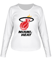 Женская футболка длинный рукав NBA Miami Heat фото