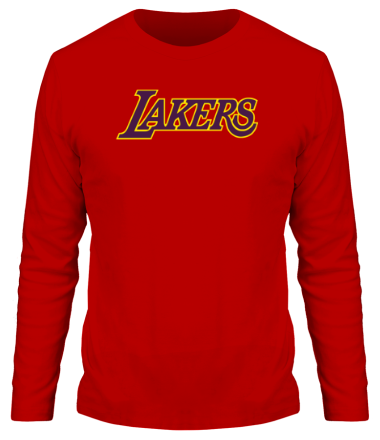 Мужская футболка длинный рукав NBA Lakers Los Angeles