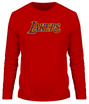 Мужская футболка длинный рукав NBA Lakers Los Angeles фото