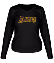 Женская футболка длинный рукав NBA Lakers Los Angeles фото