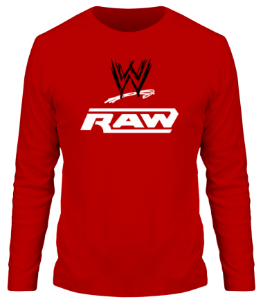 Мужская футболка длинный рукав WWE Raw