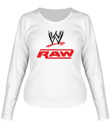 Женская футболка длинный рукав WWE Raw
