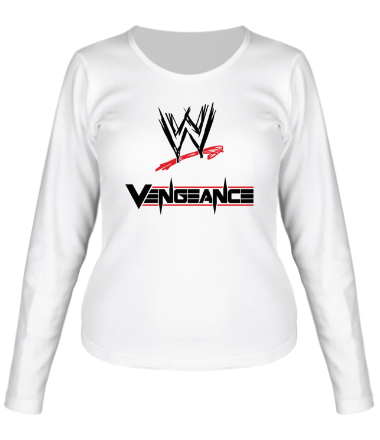 Женская футболка длинный рукав WWE Vengeance