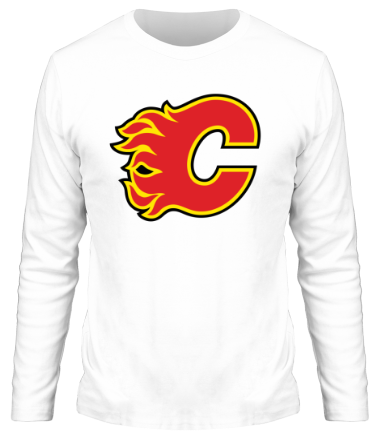 Мужская футболка длинный рукав HC Calgary Flames