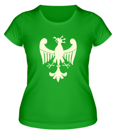Женская футболка Средневековый рисунок орла