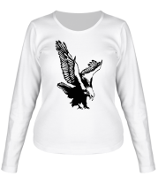 Женская футболка длинный рукав Орлиный размах крыльев фото