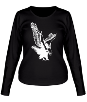 Женская футболка длинный рукав Орлиный размах крыльев фото