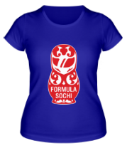 Женская футболка Матрёшка F1 SOCHI фото