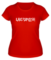 Женская футболка Lacrimosa (logo) фото