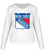 Женская футболка длинный рукав HC New York Rangers Shield фото