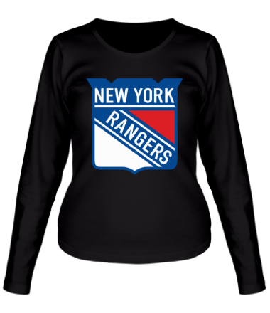 Женская футболка длинный рукав HC New York Rangers Shield