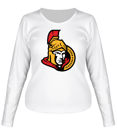 Женская футболка длинный рукав HC Ottawa Senators