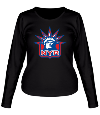 Женская футболка длинный рукав HC New York Rangers