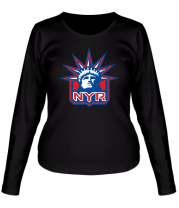 Женская футболка длинный рукав HC New York Rangers фото