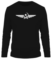 Мужская футболка длинный рукав Серп и молот в виде орла фото