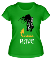 Женская футболка Clubber Rave фото