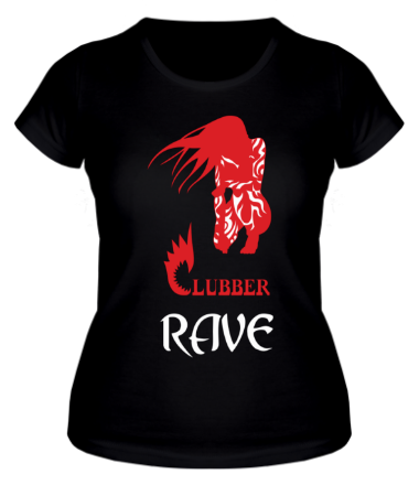 Женская футболка Clubber Rave