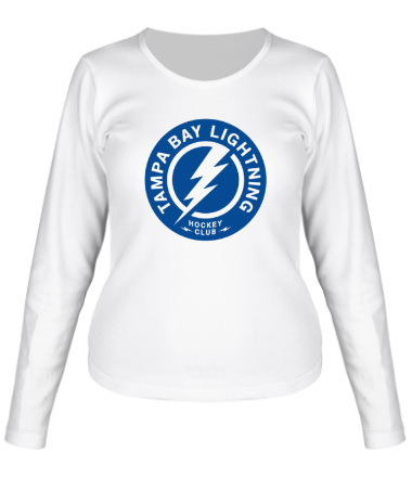 Женская футболка длинный рукав HC Tampa Bay Lightning