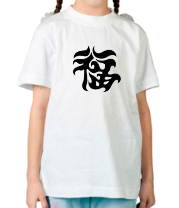 Детская футболка Японский иероглиф - Удача фото