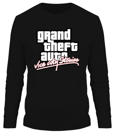 Мужская футболка длинный рукав GTA Vice City Stories