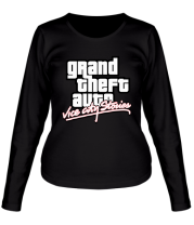 Женская футболка длинный рукав GTA Vice City Stories фото