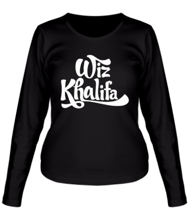 Женская футболка длинный рукав Wiz Khalifa