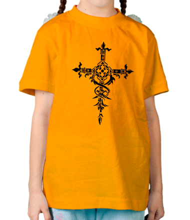 Детская футболка Готический крест