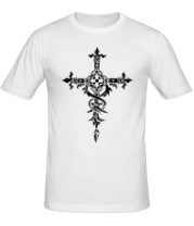 Мужская футболка Готический крест фото