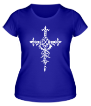 Женская футболка Готический крест фото