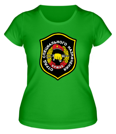 Женская футболка Отряд специального назначения ЕРМАК