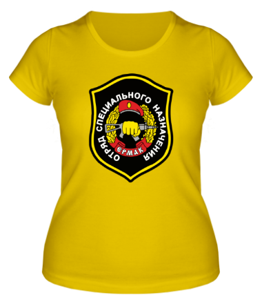 Женская футболка Отряд специального назначения ЕРМАК
