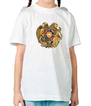Детская футболка Армения герб