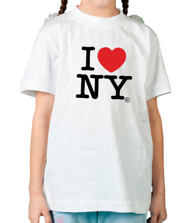 Детская футболка I love NY Classic