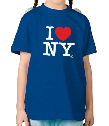 Детская футболка I love NY Classic