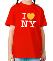 Детская футболка I love NY Classic фото