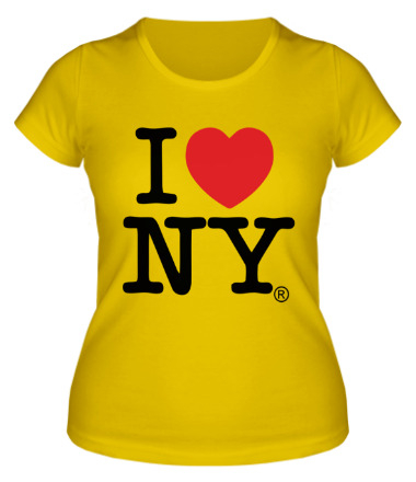 Женская футболка I love NY Classic