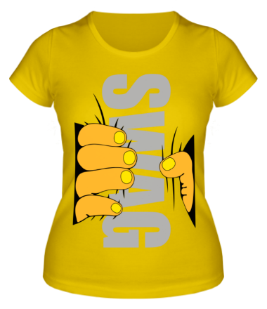 Женская футболка Рука SWAG