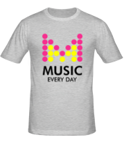 Мужская футболка Music Every Day фото