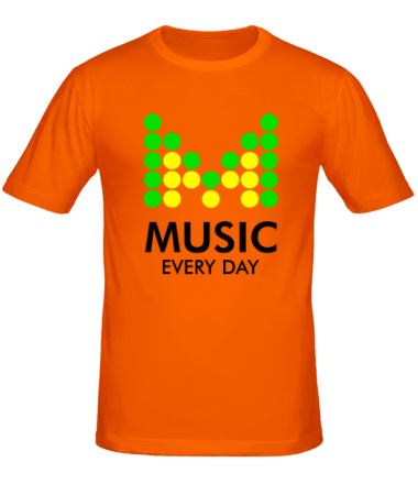 Мужская футболка Music Every Day