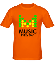Мужская футболка Music Every Day фото