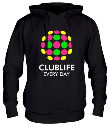 Толстовка худи Club Life - Every Day