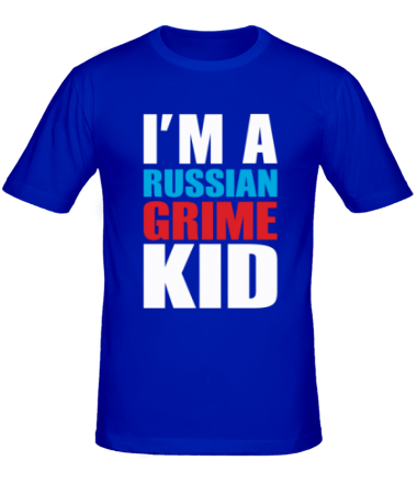 Мужская футболка Oxxxymiron (IM A RUSSIAN GRIME KID)