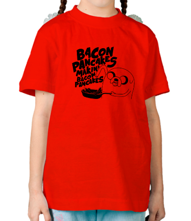 Детская футболка Jake - Bacon pancakes