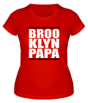 Женская футболка Brooklyn papa