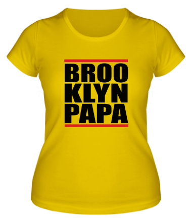 Женская футболка Brooklyn papa